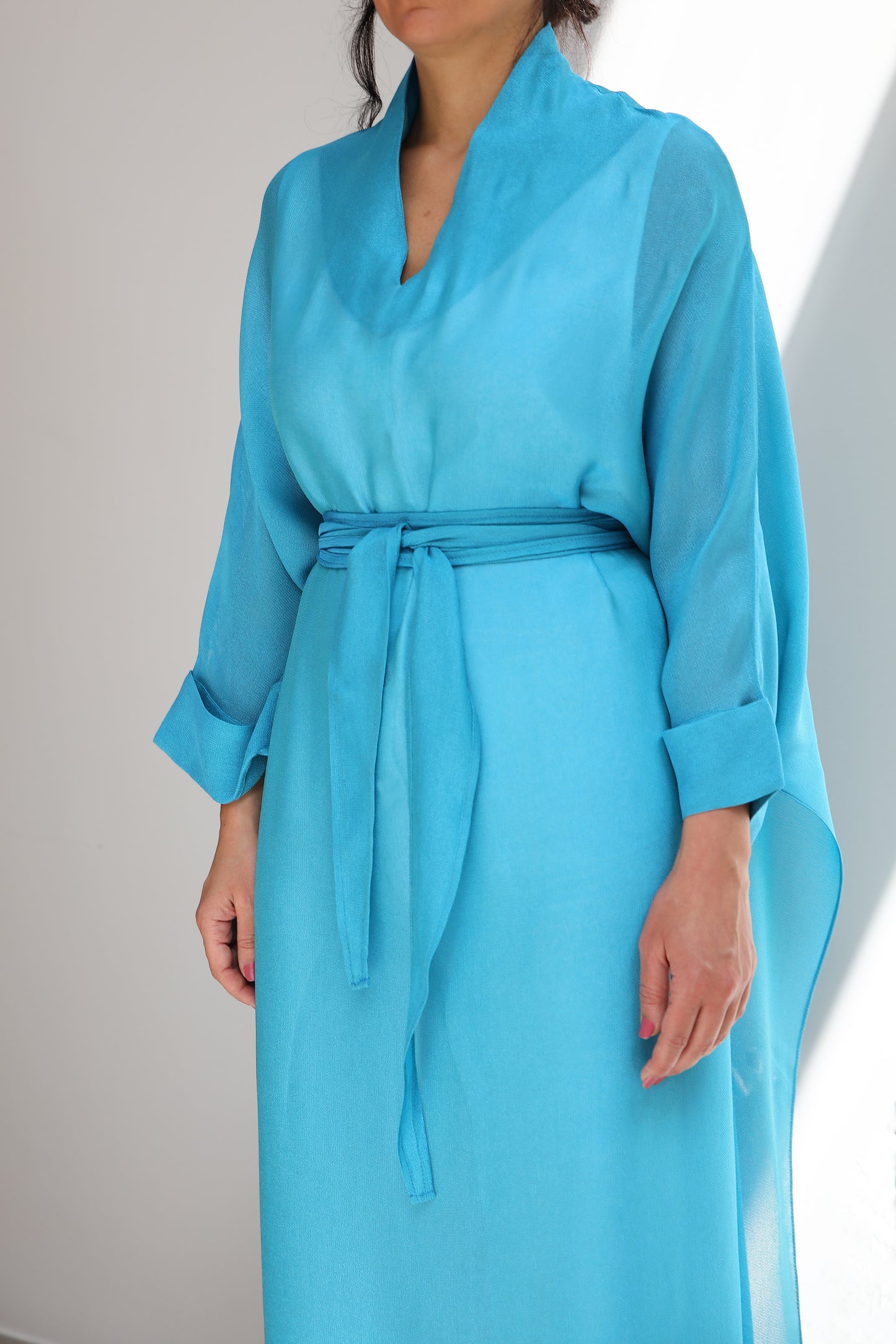 Haya Kaftan set - Sky blue