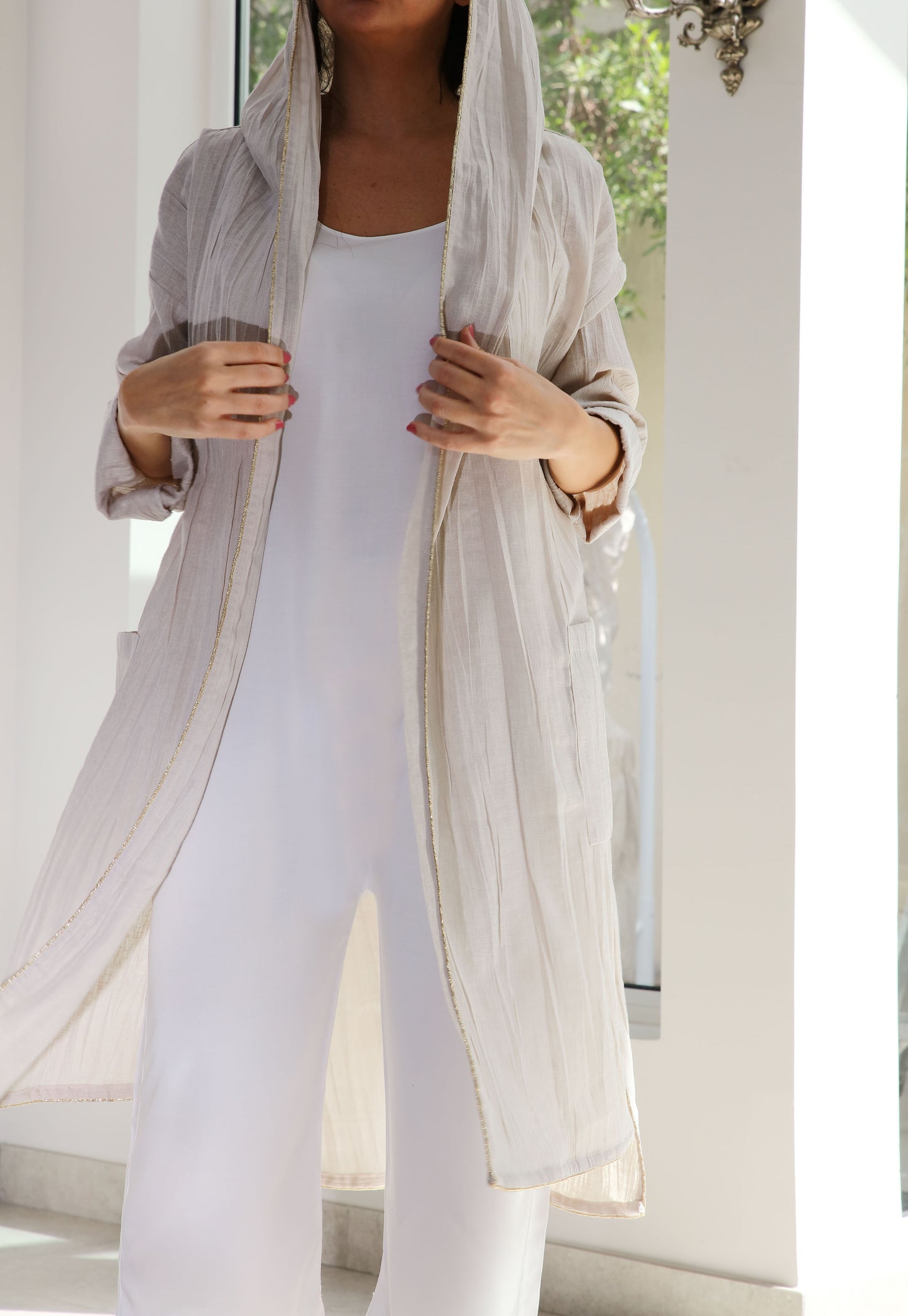 Tia Hoodie - Light beige