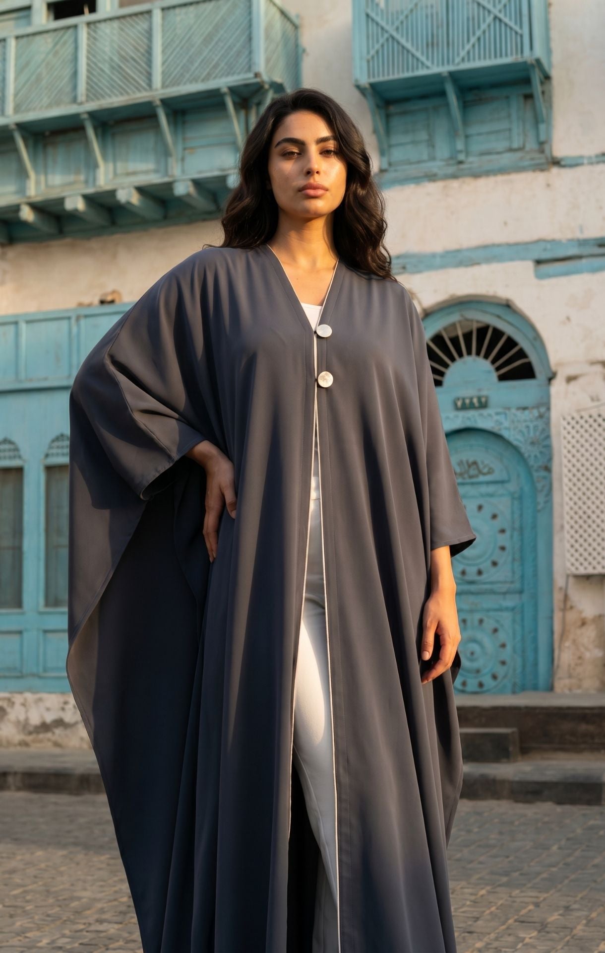 Naseej Kimono Grey