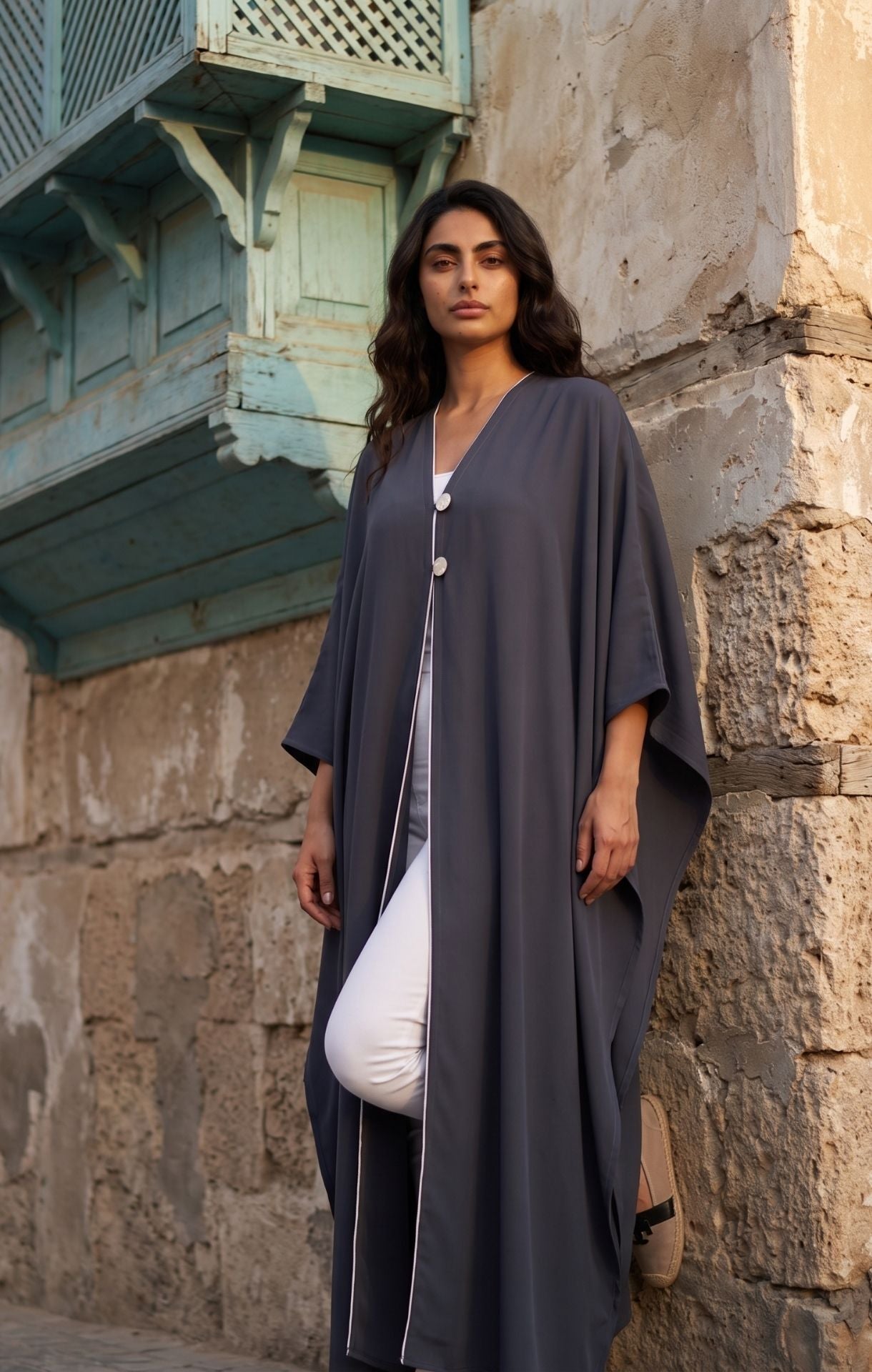 Naseej Kimono Grey