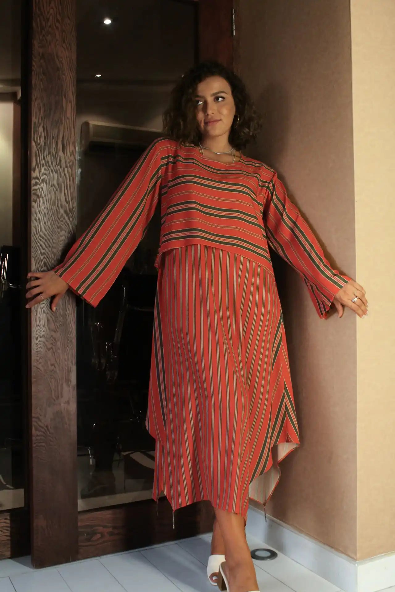 OrangeDress_front3 - Raw Mestika