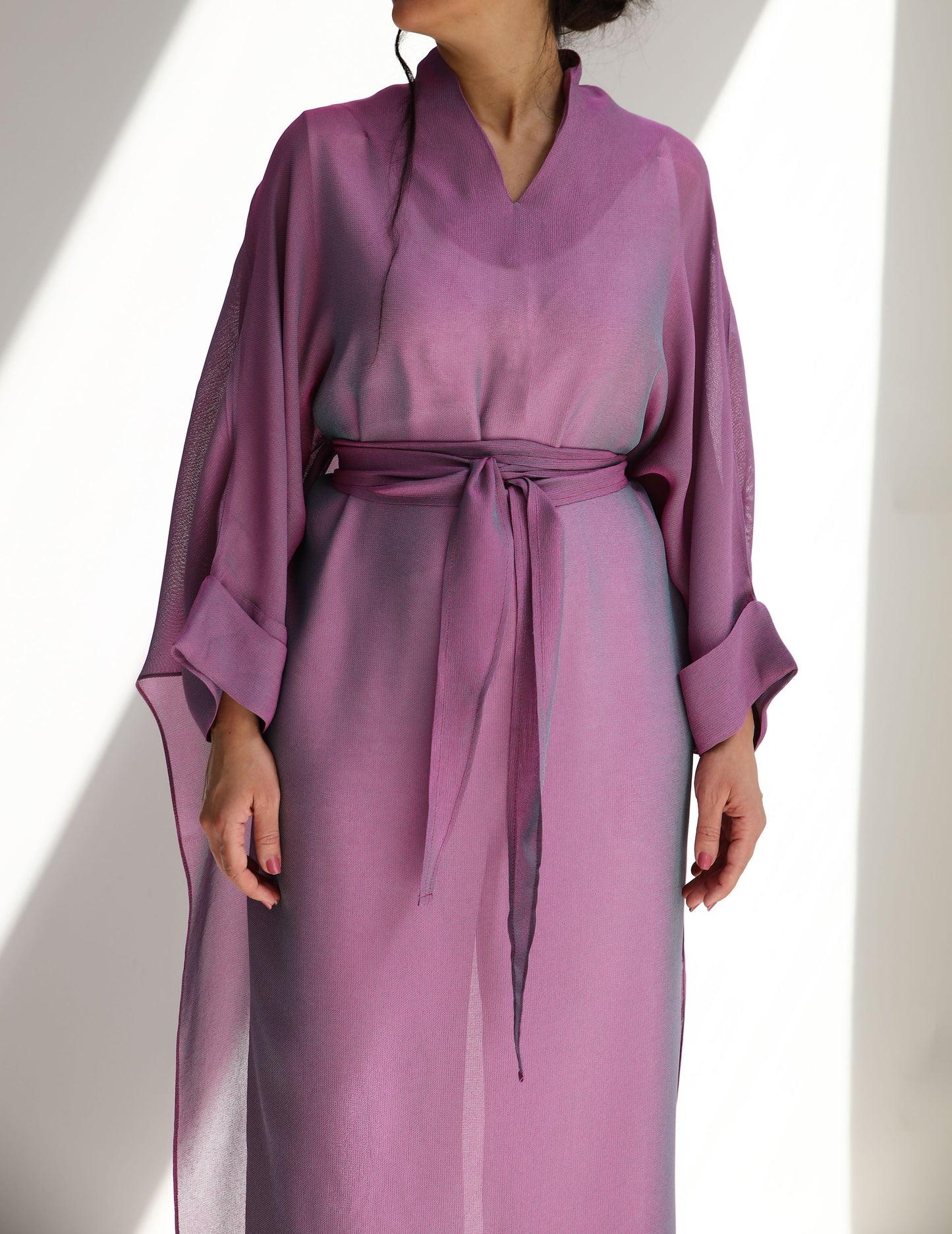 Haya Kaftan set - Antique Fuchsia